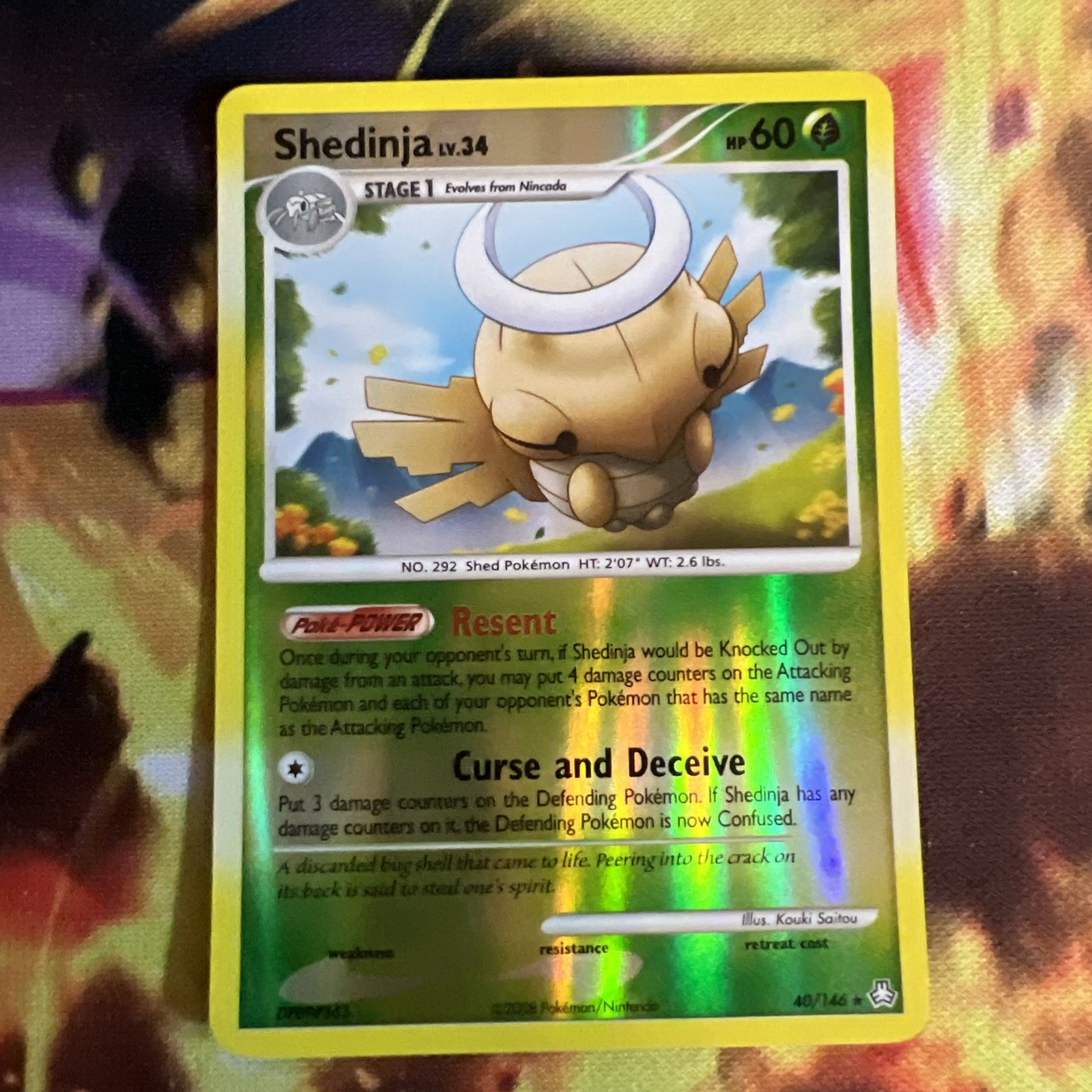 Shedinja 40/146 Legends Awakened Reverse Holo NM