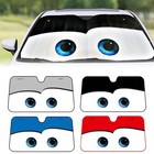 Car Windshield Sun Shade Cartoon Eye Visor SUV Auto Front Window Shield Cover TL