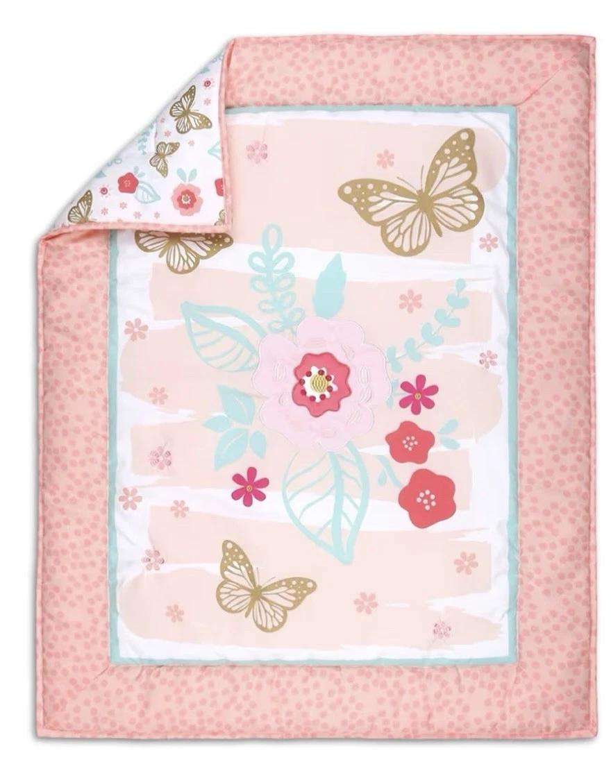 The Peanutshell 3 Piece Girls Baby Crib Bedding Set
Opens in a new window or tab