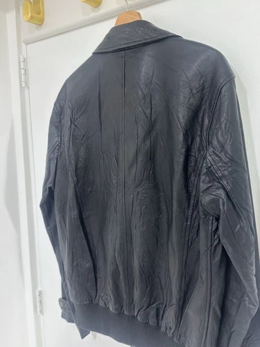 DOLCE & GABBANA GENUINE LEATHER BOMBER JACKET image 8