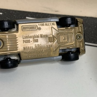 2010 Matchbox Exotics 1968 Lamborghini Miura P400S Gold Metallic 1