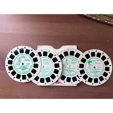 View-Master Looney Tunes 4 Reel Set Bugs Bunny Tweety Coyote 1950s Non-Stereo