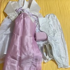 Elegant Women's Hanbok Set with Accessories