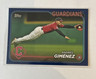 2024 Topps Series 1 - ANDRES GIMENEZ #289 ROYAL BLUE CLEVELAND GUARDIANS