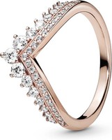 Pandora Ring GrößE 54, Princess Wishbone Ring, Rosegold