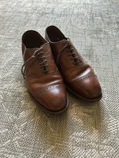 Allen Edmonds Fifth Avenue Cap-Toe Oxford Dainite Soles Shoes Men's 11E Chili
