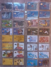 Lot de 150 télécartes téléphoniques de France collection : sport - cinéma - pub