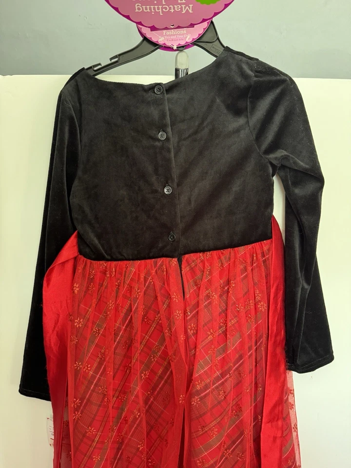 Dollie & Me Sz 10 girl and 18" doll matching dress ft American girls christmas - Image 4 of 4