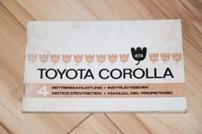 Betriebsanleitung / Bedienungsanleitung / Bordbuch   Toyota Corolla