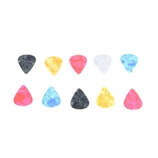 10Pcs Acoustic Bulk Guitar Pick Picks Plectrum Celluloid Electric Smooth A127
