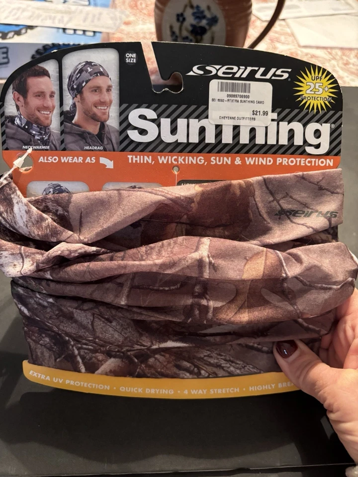 Seirus Size L Reversible Thermal Face Protection Camo or Orange Wind Water Proof - Image 2 of 4