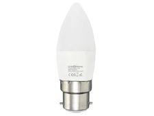 Link2Home Wi-Fi LED BC (B22) Opal Candle Dimmable Bulb, White + RGB 470 lm 5.5W