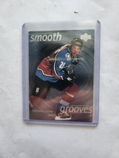 1997-98 Upper Deck Smooth Grooves Colorado Avalanche Peter Forsberg Card # SG21