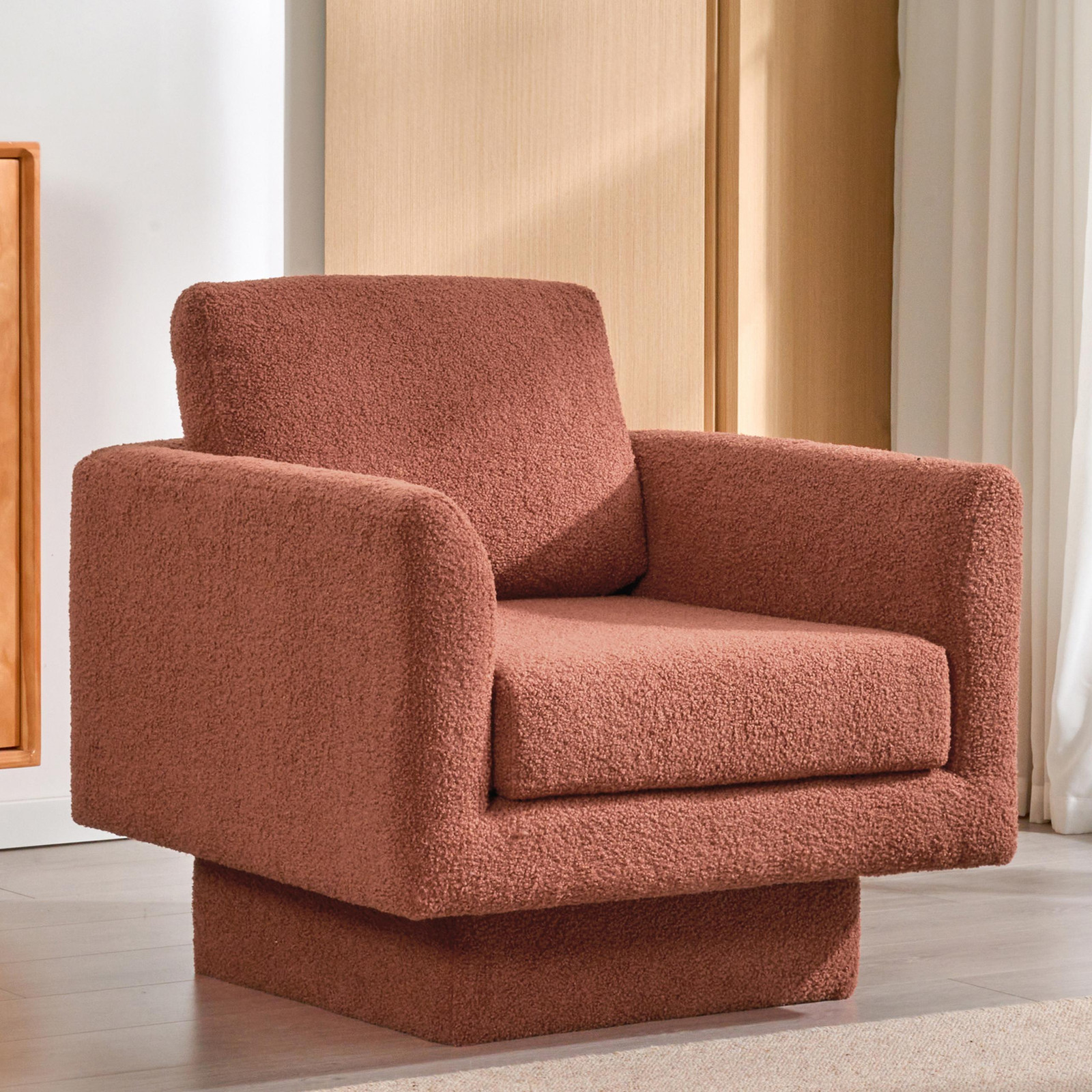 Modern Swivel Accent Chair – Stylish Comfort for Any Space