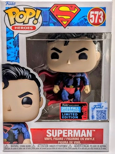 ​Funko Pop! Superman #573 Fall Convention 2025 Limited Edition DC + Protector