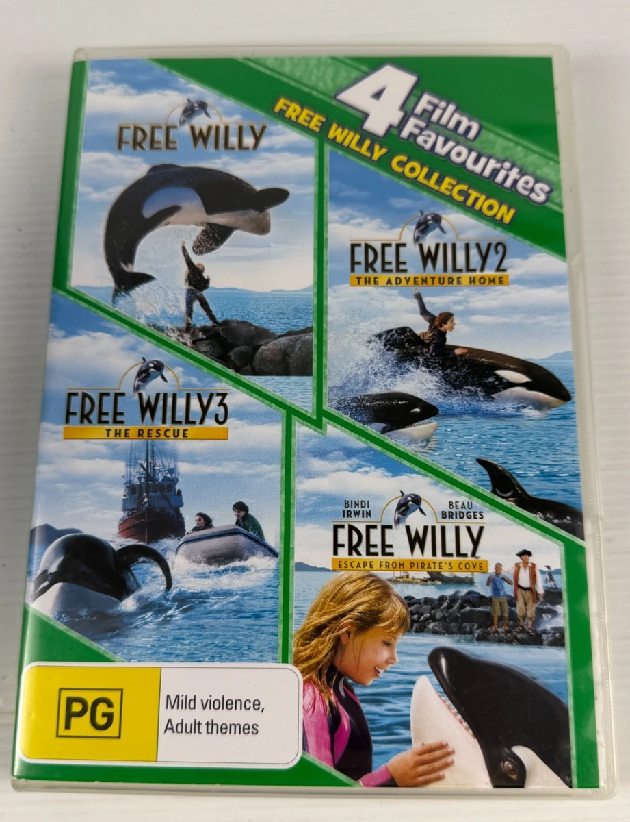 Free Willy 1 2 3 4 The Collection DVD Complete (Region 4)