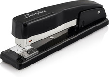 Commercial Stapler, 20 Sheet Capacity, Jam Free, Metal, Black 44401 