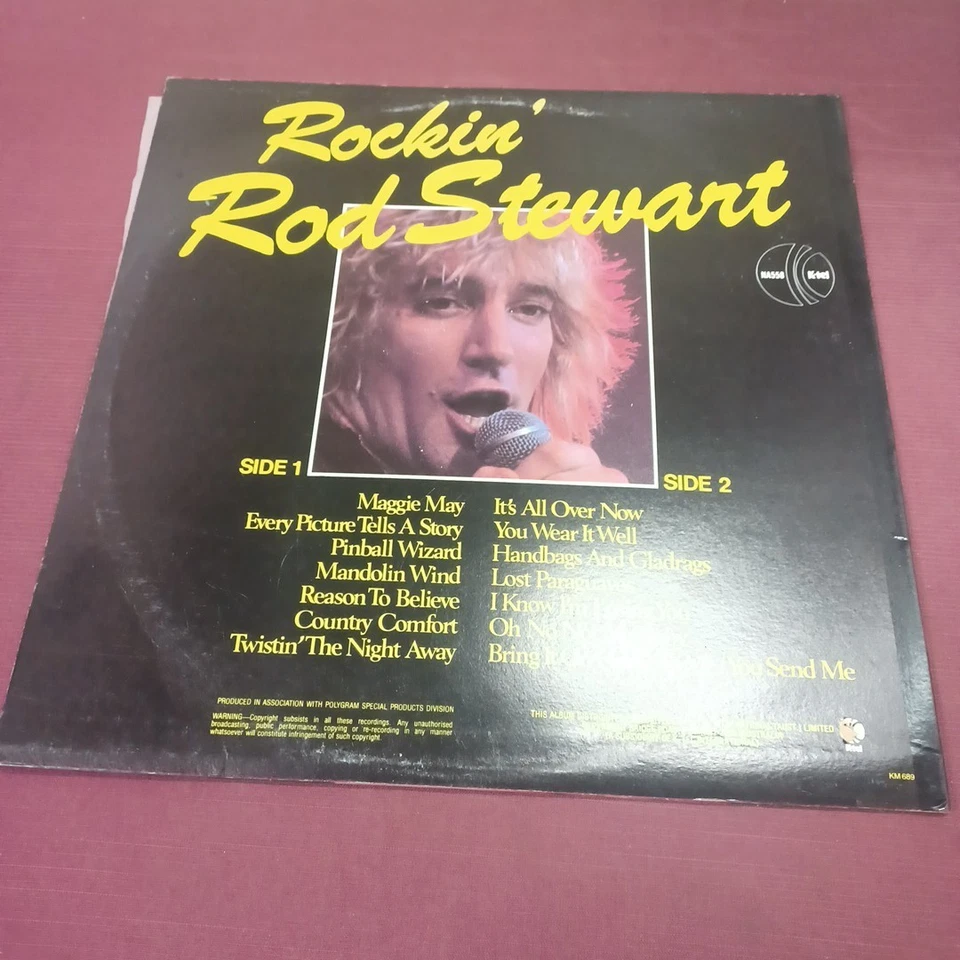 Rod Stewart – Rockin' Rod Stewart LP, Aus Only Release, Compilation, VINYL NM - Image 4 of 4