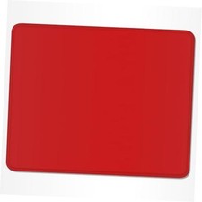 Red Mouse Pad, 12 x 10 Inch Square Mousepad, 3mm Thick Rubber Mouse Mat Z-Red