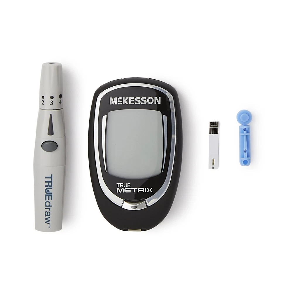 True Metrix Self Monitoring Blood Glucose System Meter Kit With Strip & Lancets - Image 3 of 4