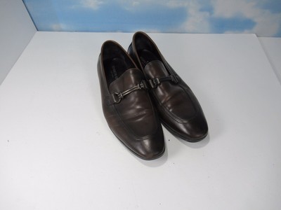 KENNETH COLE NEW YORK HORSEBIT BROWN LEATHER LOAFERS SLIP ON  display picture 1