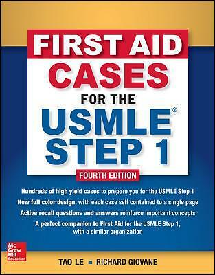 First Aid Cases for the USMLE Step 1, Fourth Edition by Tao Le (Paperback, 2018)