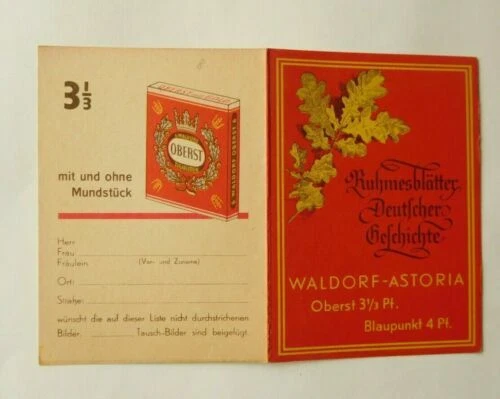 Sammelbilderalben (vor 1945) mit dem Thema Geschichte