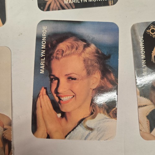 Vintage Complete 12-Months 1991 Marilyn Monroe Portugal Calendar Trading Cards - Afbeelding 12 van 17