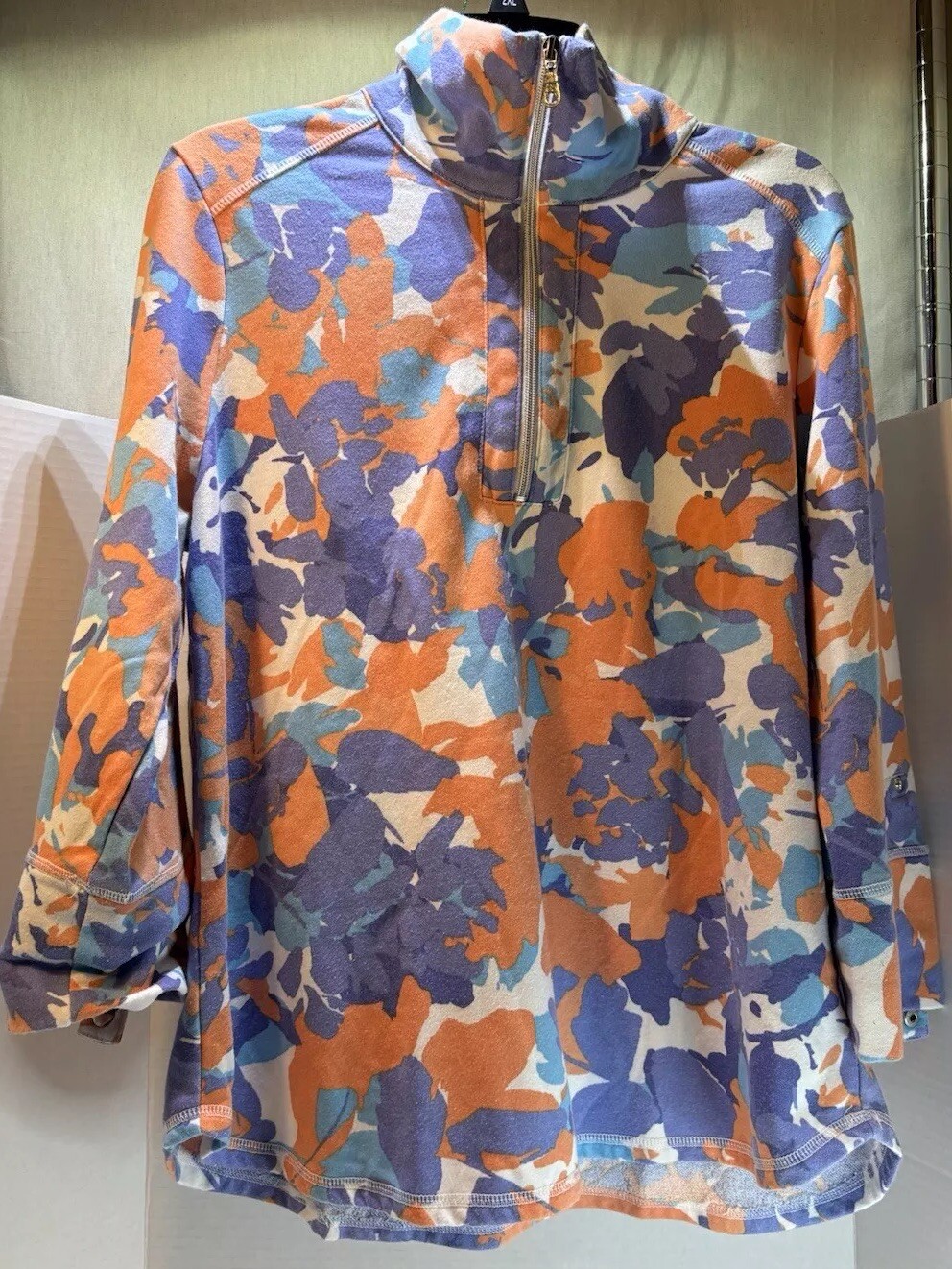 Ruby Rd Large Camo Pullover - image 1