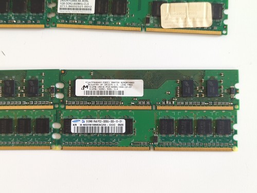 10x DDR2 SDRAM Bundle 6x 1GB + 4x 512MB sticks Desktop Memory - Picture 3 of 6