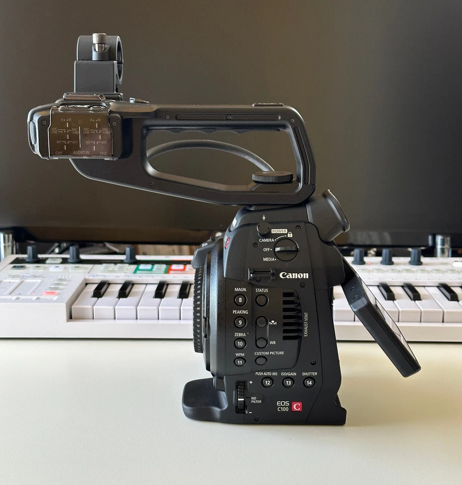 Canon EOS C100 Mark I with Lenses and Pelican Case with Laser Cut Foam - Image 3 of 4