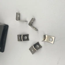 5 Pc Angle Bracket Steel Nickel Plated Type A  6261-C