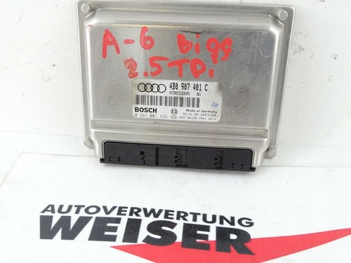 Motorsteuergerät Steuerung ECU  AUDI A6 2.5TDI  Bj99 4B0907401C 0281001836