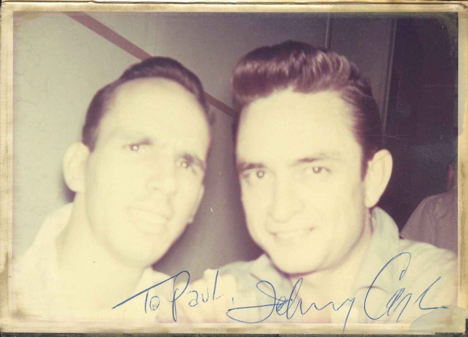 Johnny Cash ~ Signed Autographed Vintage Candid Original Photograph ~ PSA DNA
