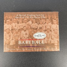 Baseball The America Epic Trading Card Set The Ken Burns Film Upper Deck