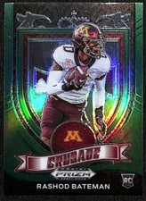2021 Prizm Draft Picks Rashod Bateman #166 Crusade Minnesota Golden Gophers