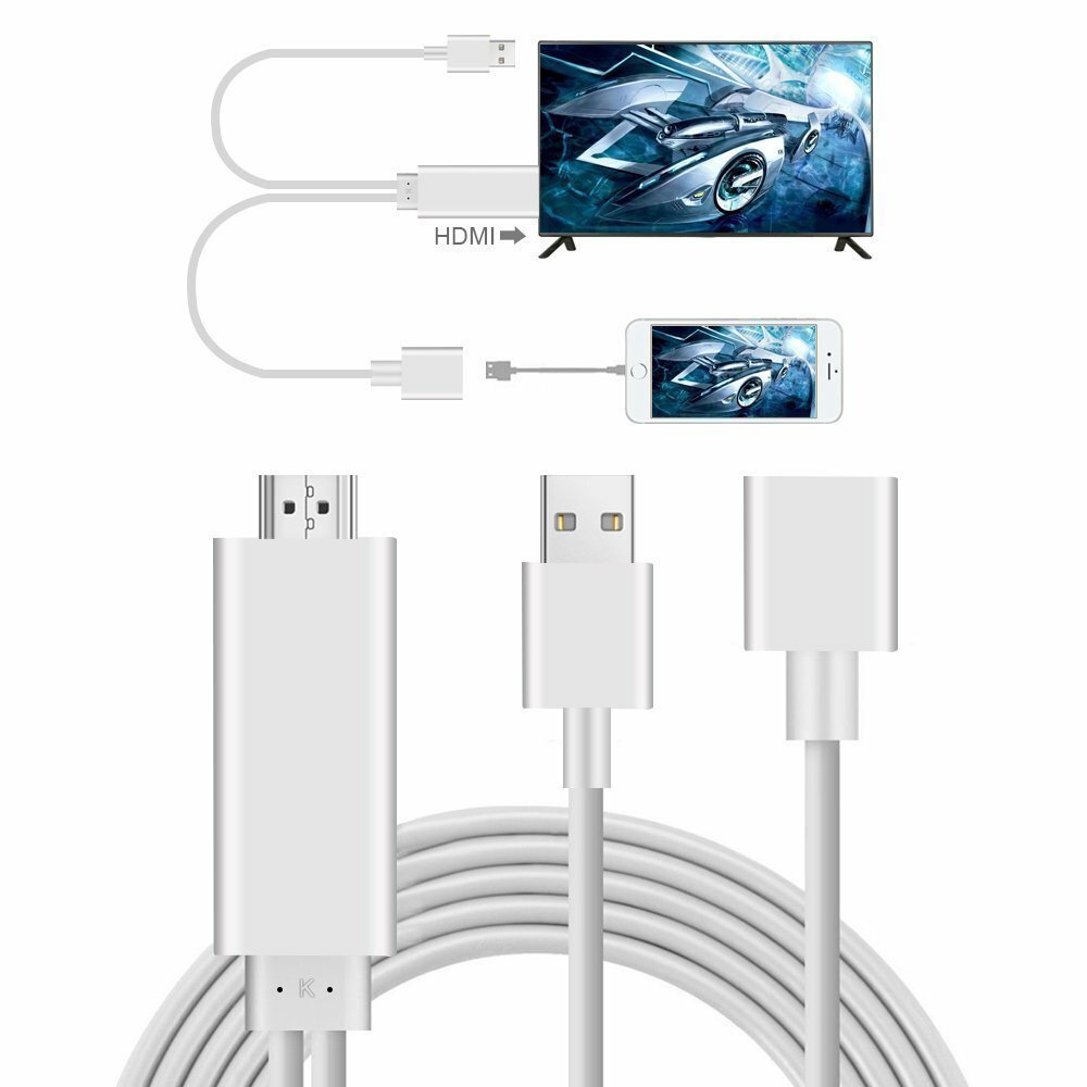 CABLE HDTV ADAPTADOR PARA ANDROID IOS SMARTPHONE 1080 HD HEMBRA USB A...