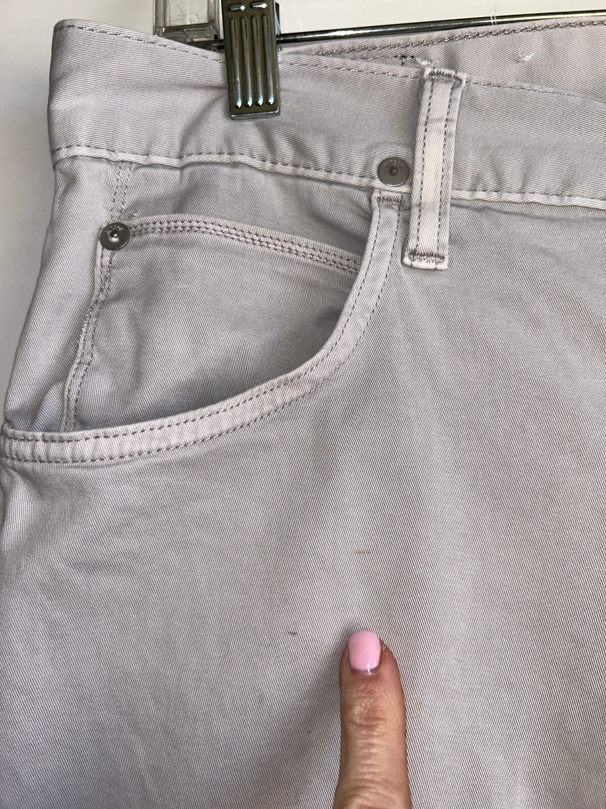 HUDSON Blake Slim Straight Zip Fly Beige Denim Jeans Size 30x33