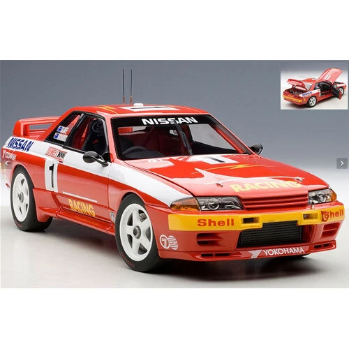 Modellini statici di auto da corsa Rally AUTOart Scala 1:18 per Nissan