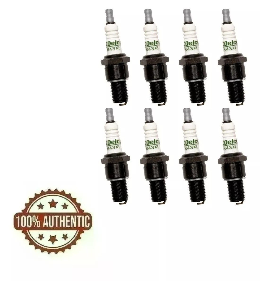 Genuine GM ACDelco Spark Plugs R43XL Set Of 8