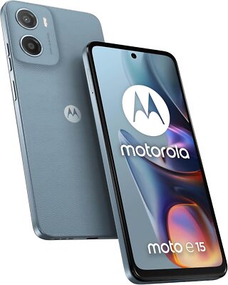 Motorola Moto E15 2+64GB Misty Blue Neu+OVP