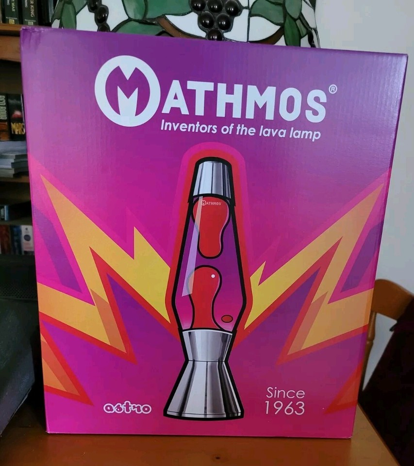 Mathmos Astro Lava Lamp Limited Edition Fill Violet With White Lava
