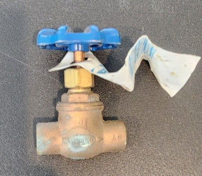 Nibco 1/2'' Stop Valve Heavy Duty 725CL 125 PSI Solder Connection Lot of 3
