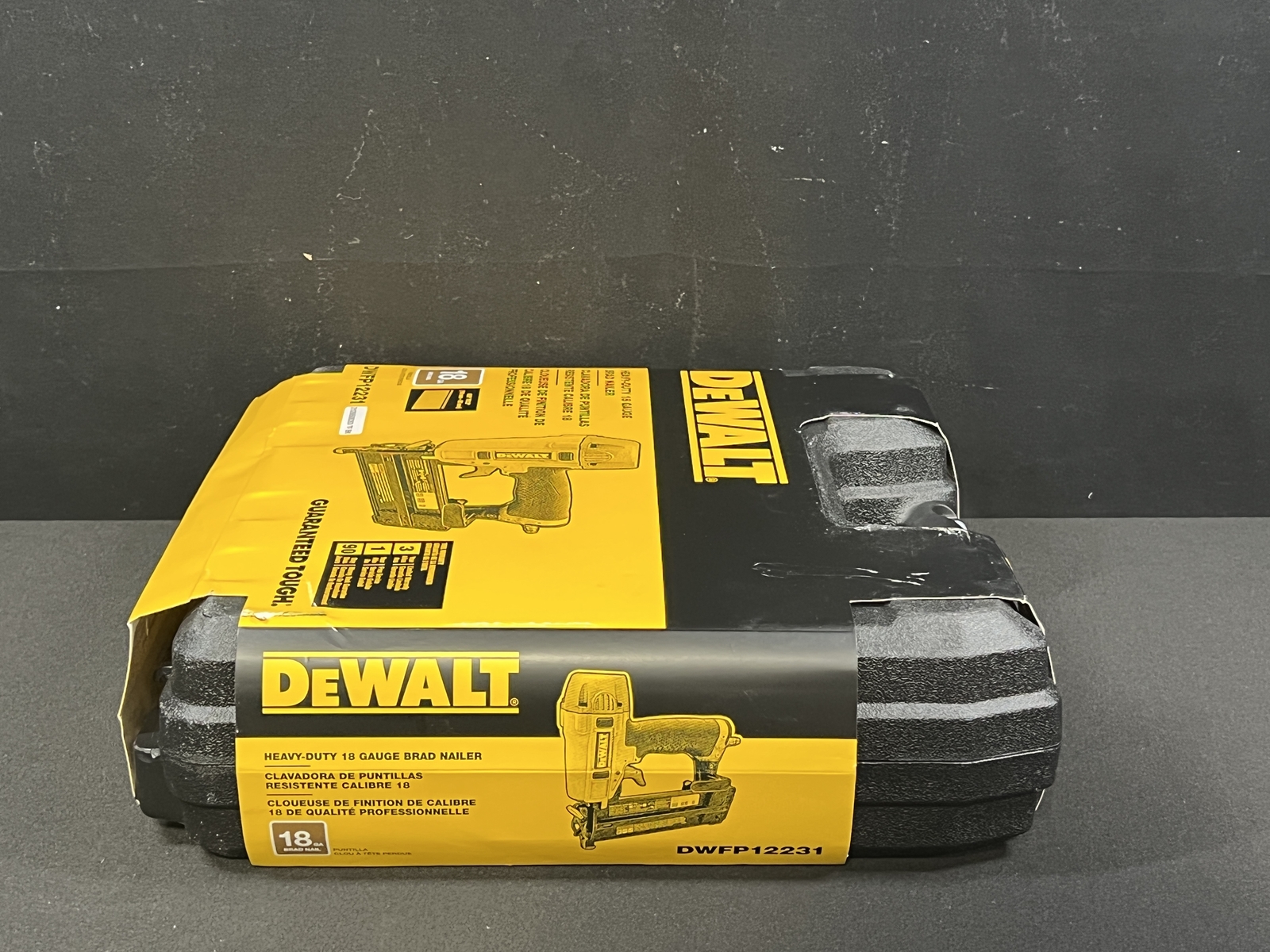 Dewalt DWFP12231 Heavy Duty 18 Gauge Brad Nailer New Unopened eBay