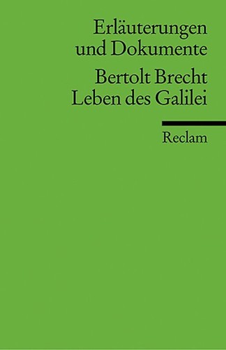 Bertolt Brecht Leben Des Galilei Zusammenfassung Erläuterungen und Dokumente zu Bertolt Brecht: Leben des Galilei | eBay