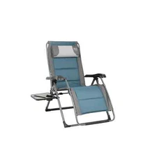Timber Ridge Banyon Series 1 Reclining Outdoor Zero Gravity Lounger, Blue