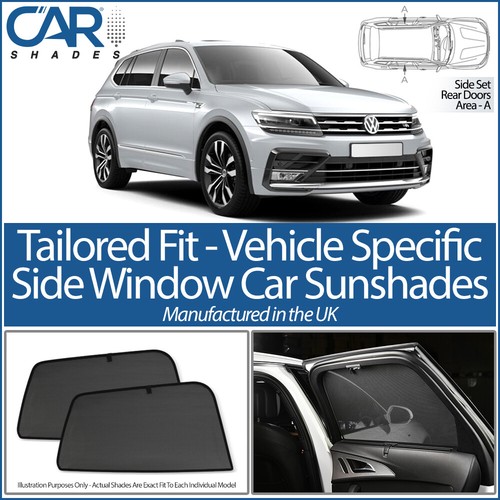 VW Tiguan Allspace LWB 5dr 16+ CAR SHADES UK TAILORED UV SIDE WINDOW