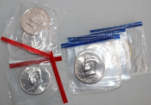 1997 P & D Kennedy Clad Half Dollars 50c 20 Coins Uncirculated Philly & Denver