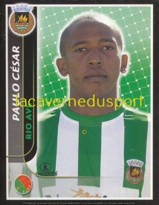 306 PAULO CESAR BRASILIEN RIO AVE FC STICKER PANINI FUTEBOL 2004 2005