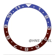 BLUE & RED CERAMIC BEZEL INSERT FOR SEIKO 6105 8110 7002 6309 7S26 0020 SKX007 